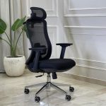 ⁦كرسي مكتبي موديل 2558 – اسود⁩ - الصورة ⁦3⁩