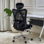 ⁦كرسي مكتبي موديل هارلي - اسود⁩ - الصورة ⁦2⁩