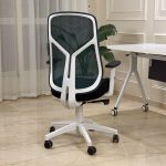 كرسي مكتبي موديل فينوس - شاسية ابيض